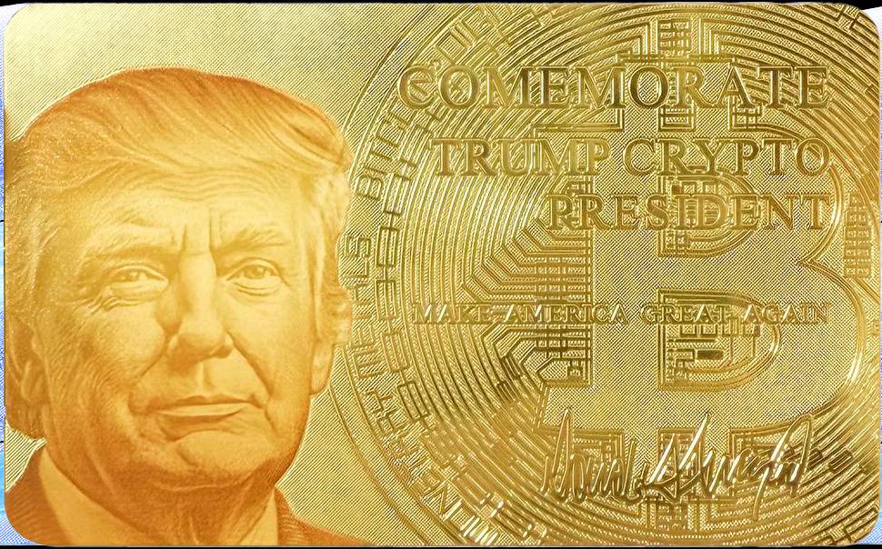 Trump Crypto President Card